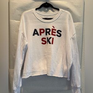 Grayson Threads White Sweatshirt “Apres Ski”